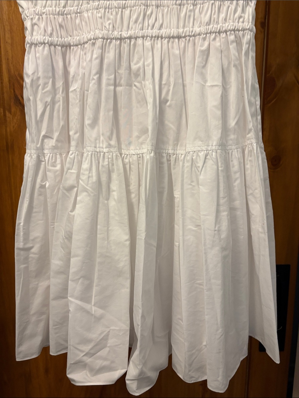 Derek Lamb 10 Crosby White Tora Cotton V Neck Mini Dress Size 8 NWT - Picture 6 of 8